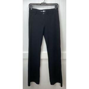 Betabrand Dress Pant Yoga Pants Bootcut Sz Small Long Black Pull On Stretch EUC